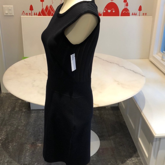 NWT DVF ink wool blend knit body con sleeveless. M - Picture 6 of 8